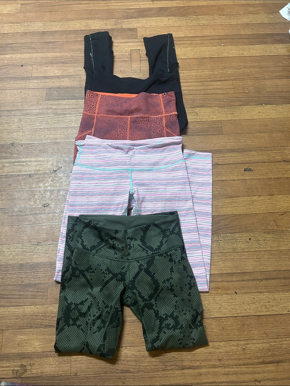 lululemon athletica Bright Bundle 4 Orange Athletic Bottoms
